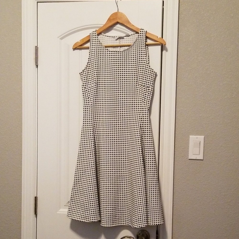 New York & Co  Black/White Checkered Dress Sz XS